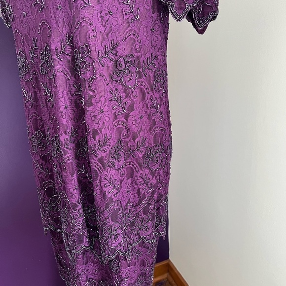 Vintage Brilliante by JA Beaded Gown - Picture 5 of 9